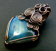 Goddess: Blue Agate in Copper