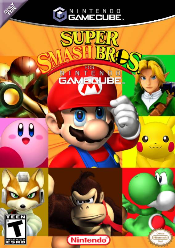 Smashed Gamecube Super Smash Bros For Nintendo GameCube Box Art by danyvianicandiani on ...