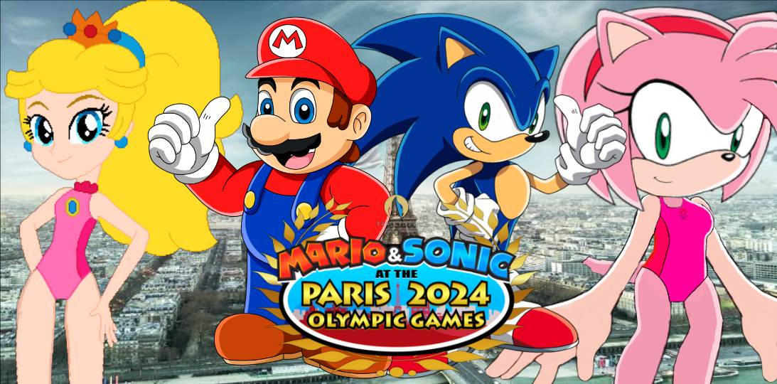 Mario And Sonic At The Paris 2024 Olympic Games by danyvianicandiani on