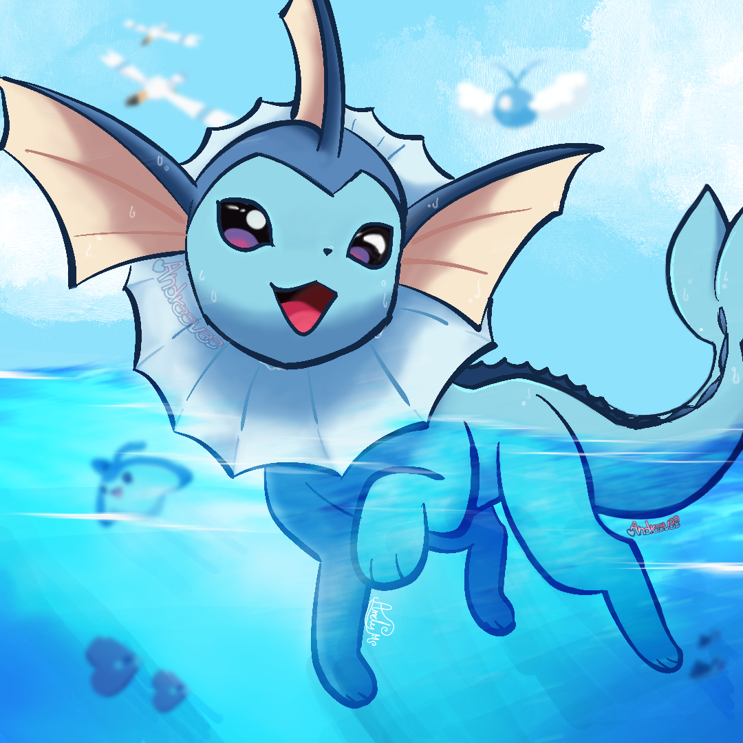 Vaporeon ) by andreevee on DeviantArt Vaporeon ) by andreevee on DeviantArt