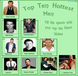 Top Ten hottest guys