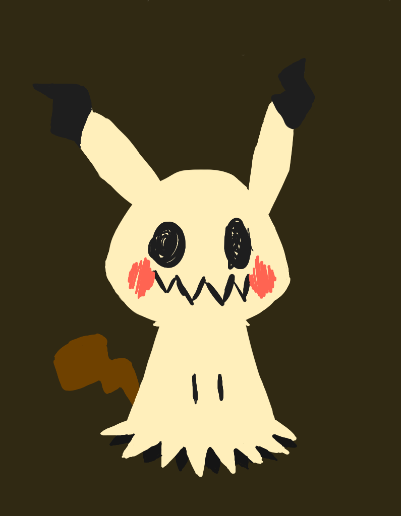 Mimikyu-Pokemon dibujo a lapiz by PandaGirl04 on DeviantArt