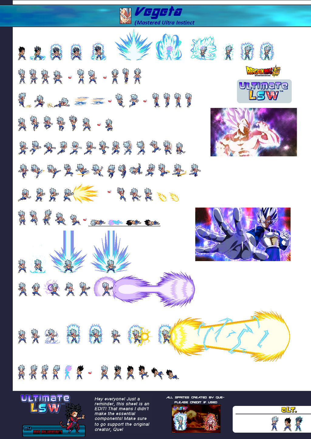 Vegeta Mastered UI Sprite Sheet ULSW by mrruben7 on DeviantArt