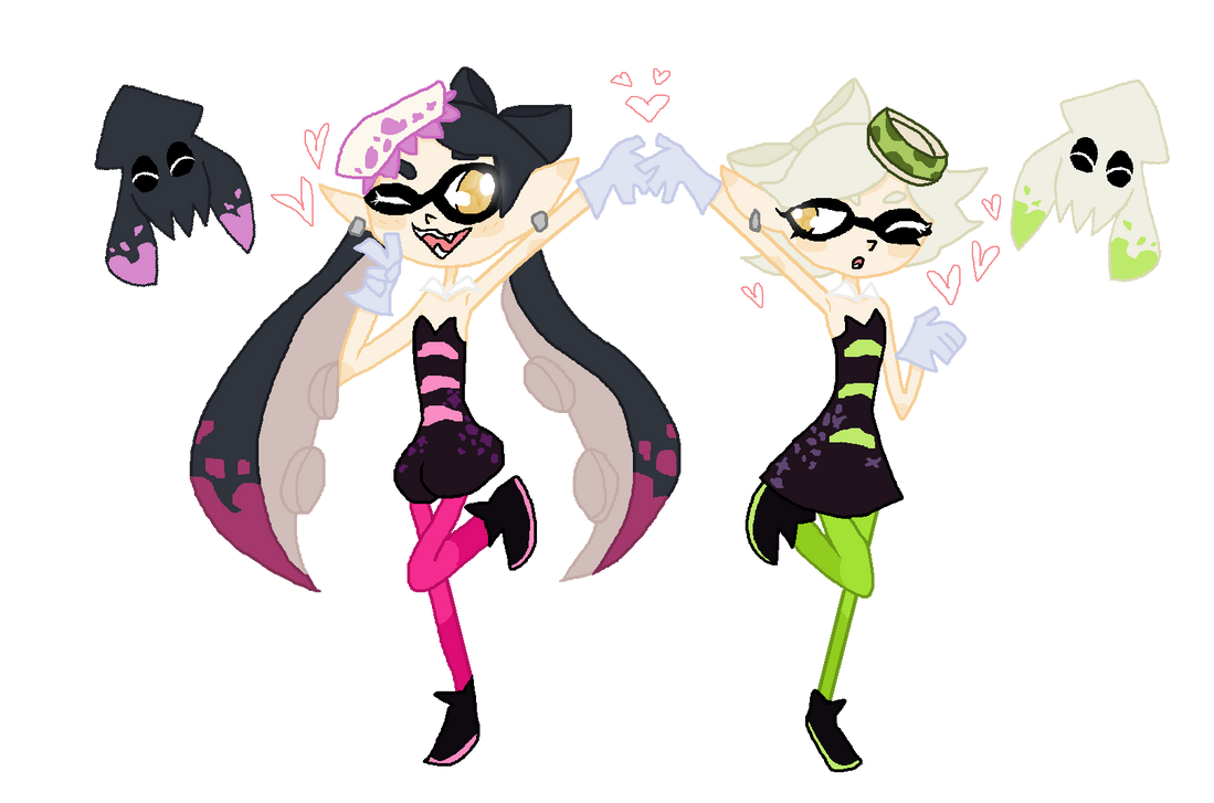 Splatoon Marie and Callie by jiaqian02 on DeviantArt