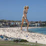 Giantess Taylor Swift At Beach