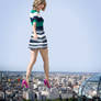 Giantess Taylor Swift in London