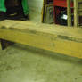 simple barnwood bench