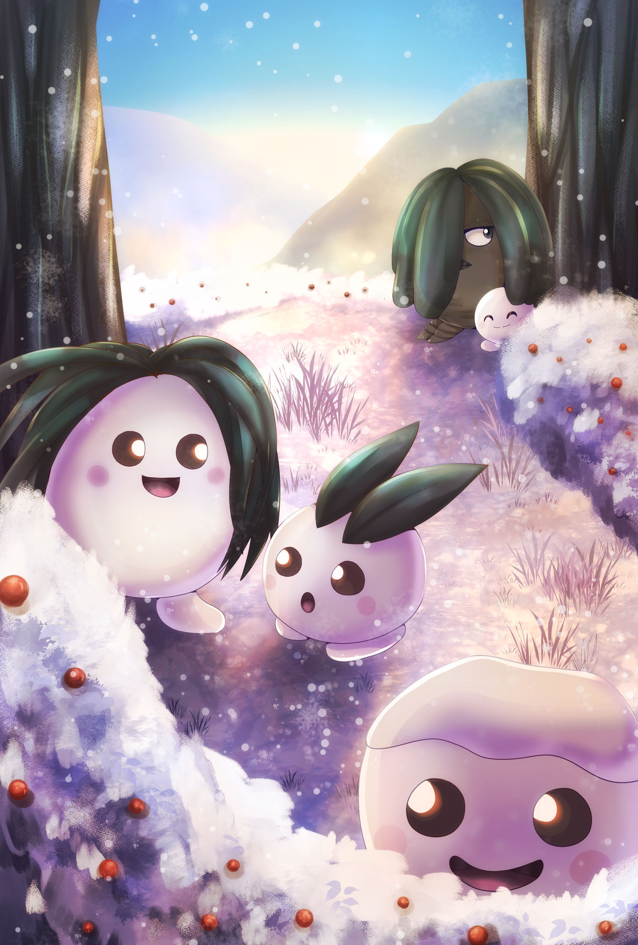 SNOW RABBIT (POKEMON BETA ZINE) by TheLastUnicornInOz on DeviantArt