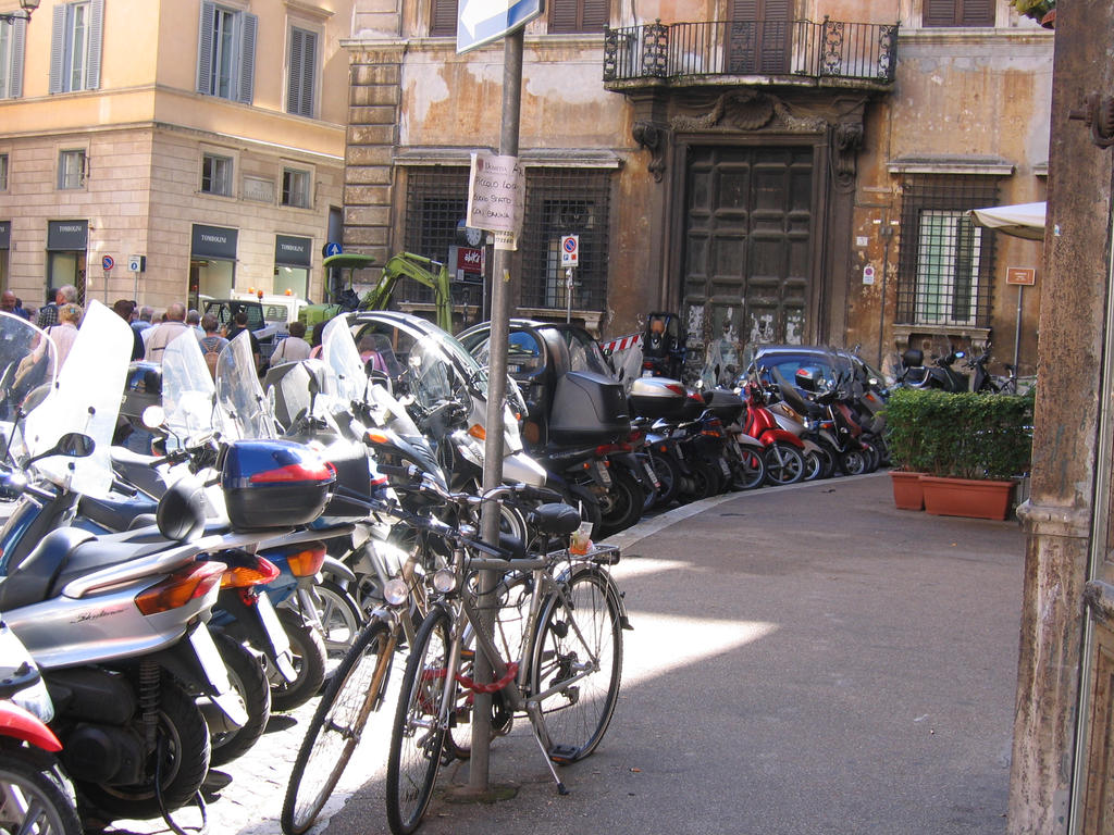 Scooters in Italy