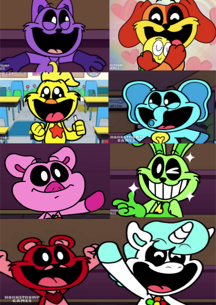 Smiling Critters Happy (Collage) by Guisep58 on DeviantArt