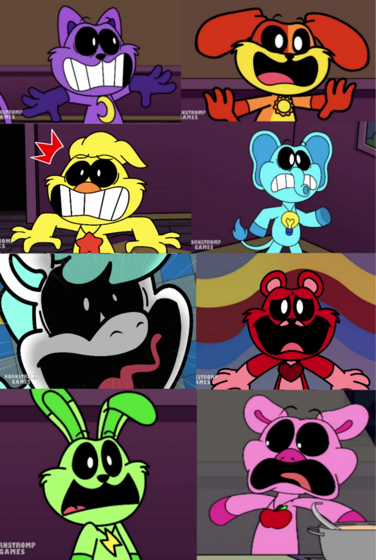 Scared Collage Smiling Critters Scared (Collage) by Guisep58 on DeviantArt