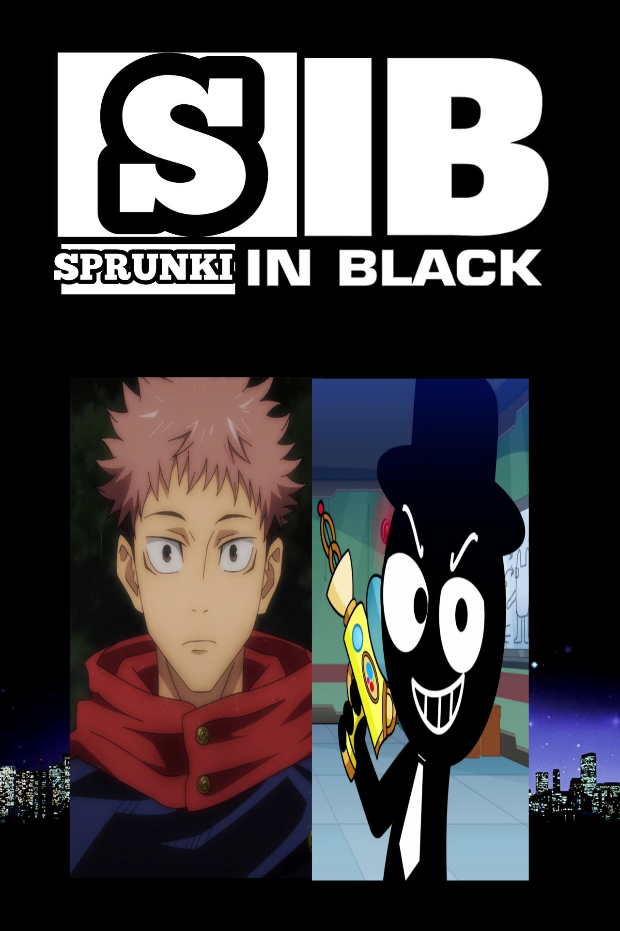 Sprunki in Black (4 Posters) by Guisep58 on DeviantArt