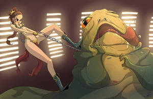 Leia and Jabba