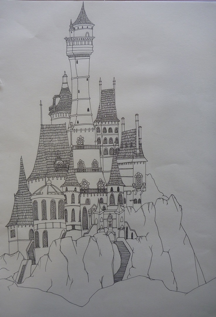 Castle Beauty And The Beast By Pinksalt2 On Deviantart Castle Beauty And The Beast By Pinksalt2 On Deviantart