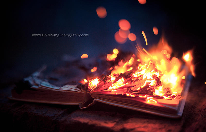 Burning Book by HouaVang