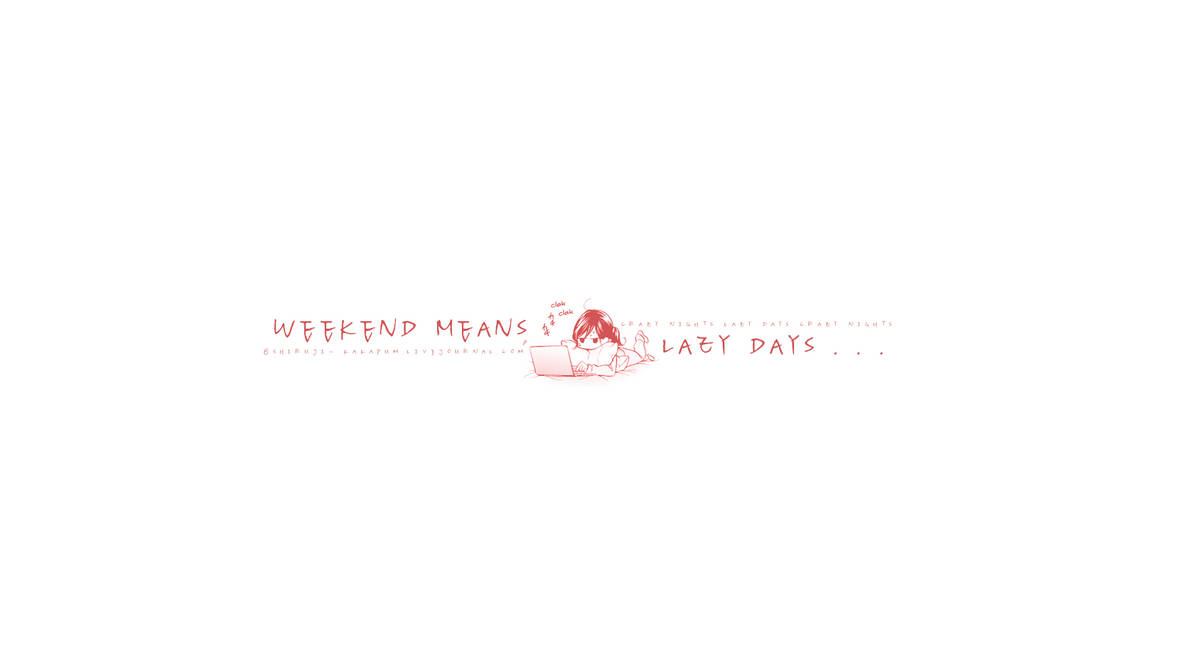 Lazy Days (Wallpaper) - Kakapum@lj by shiruji