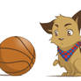 SPIKE and a basketball