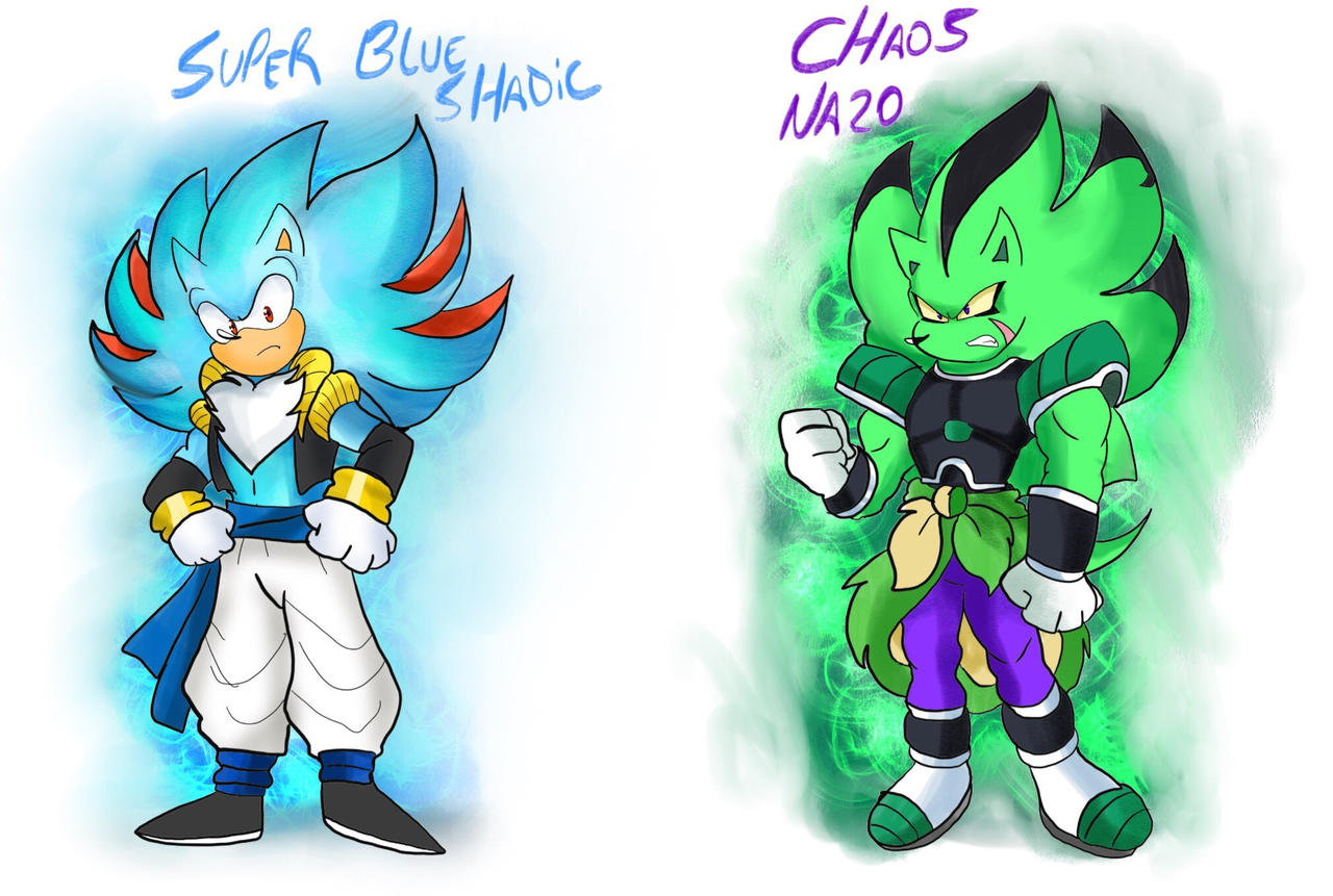 Blue shadic vs chaos nazo by klaudiapasqui on DeviantArt