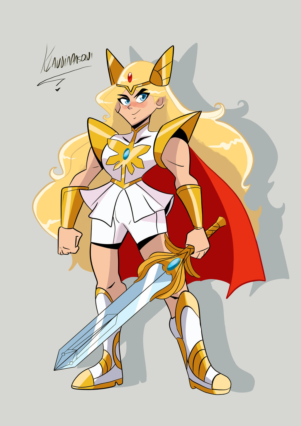 She Ra Human She-ra 2020 by klaudiapasqui on DeviantArt