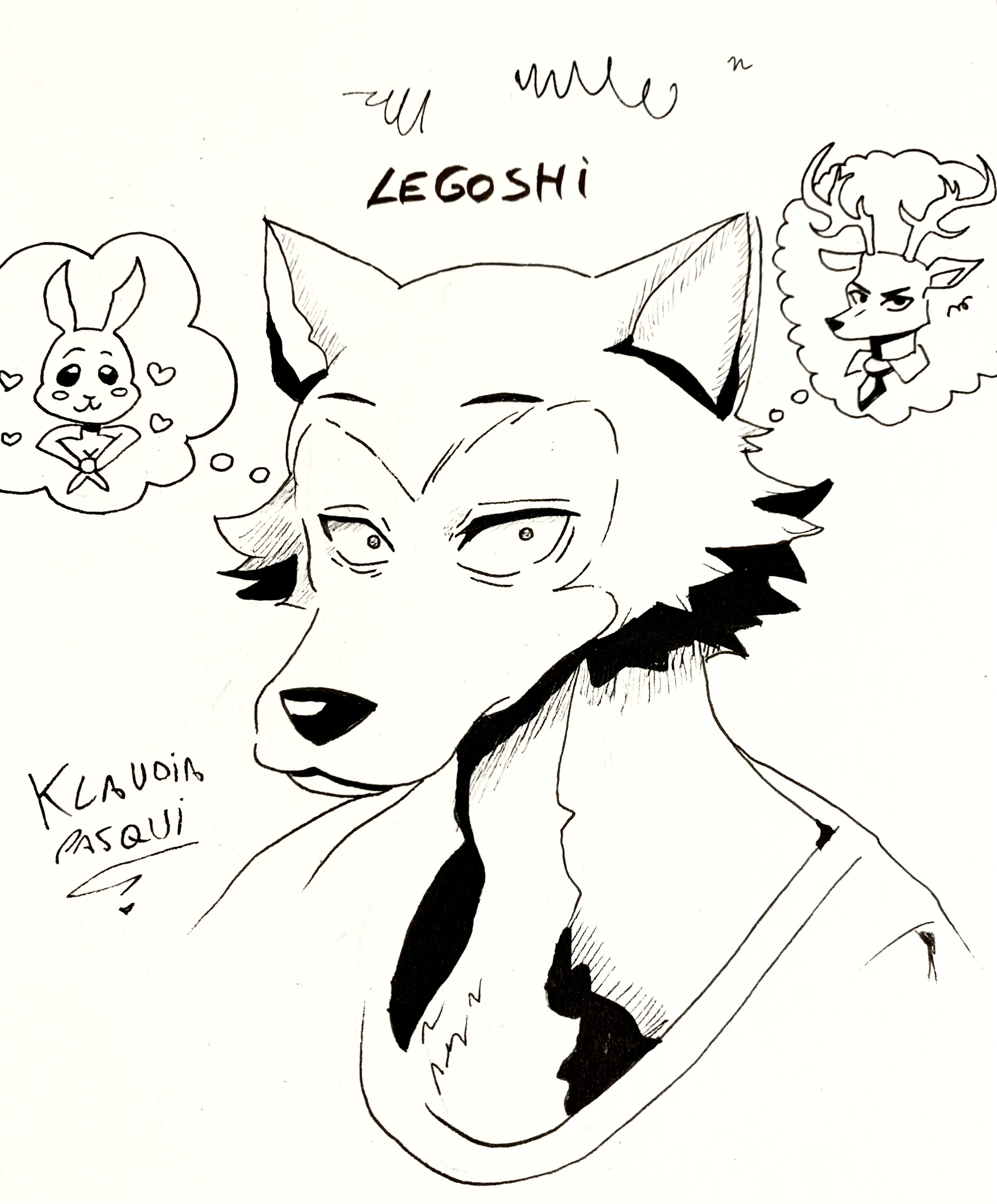 Legoshi drawing by klaudiapasqui on DeviantArt