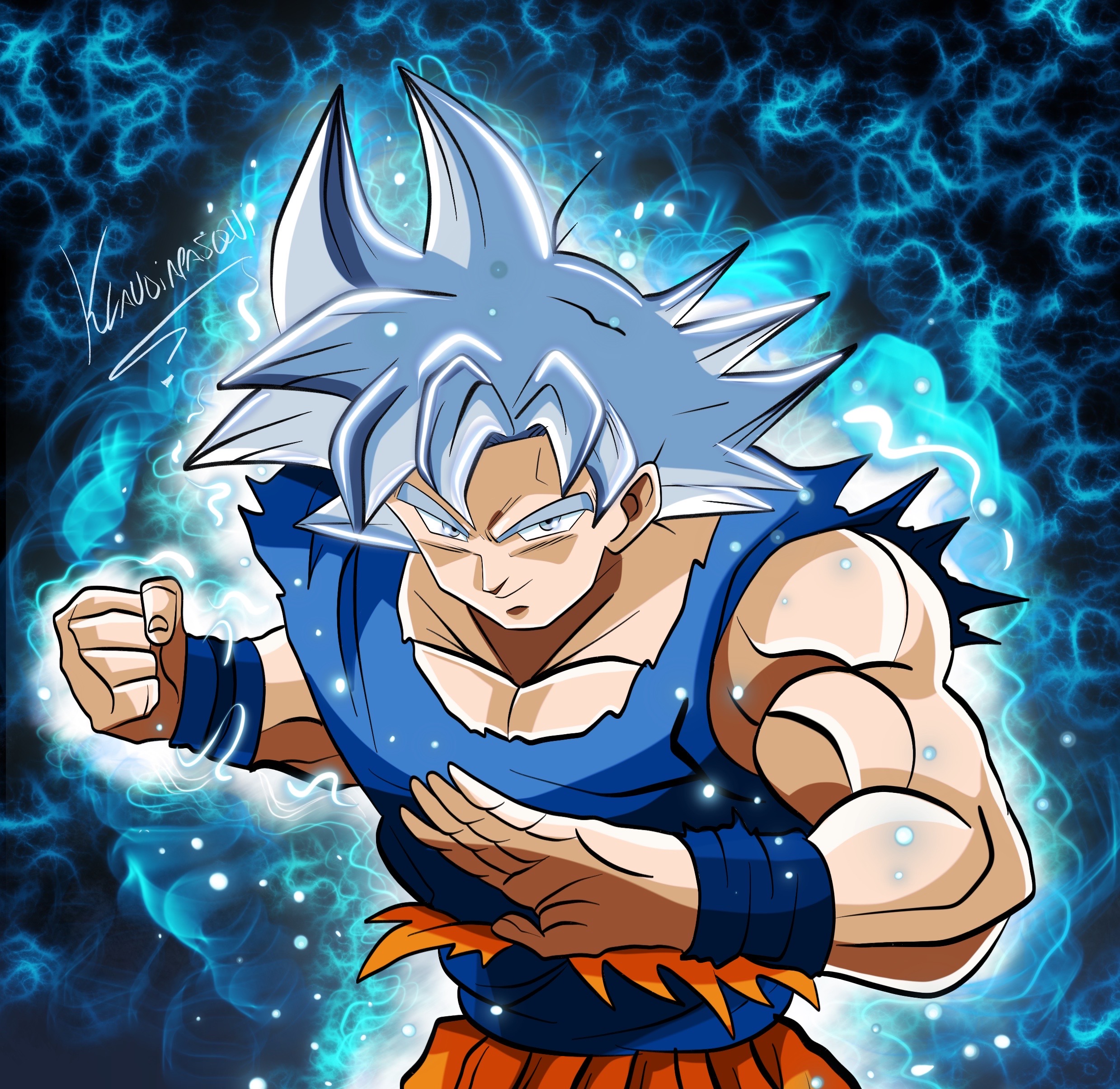 Cover Iggy Goku Blue (Dragon Ball Super) by TioZoro15 on DeviantArt