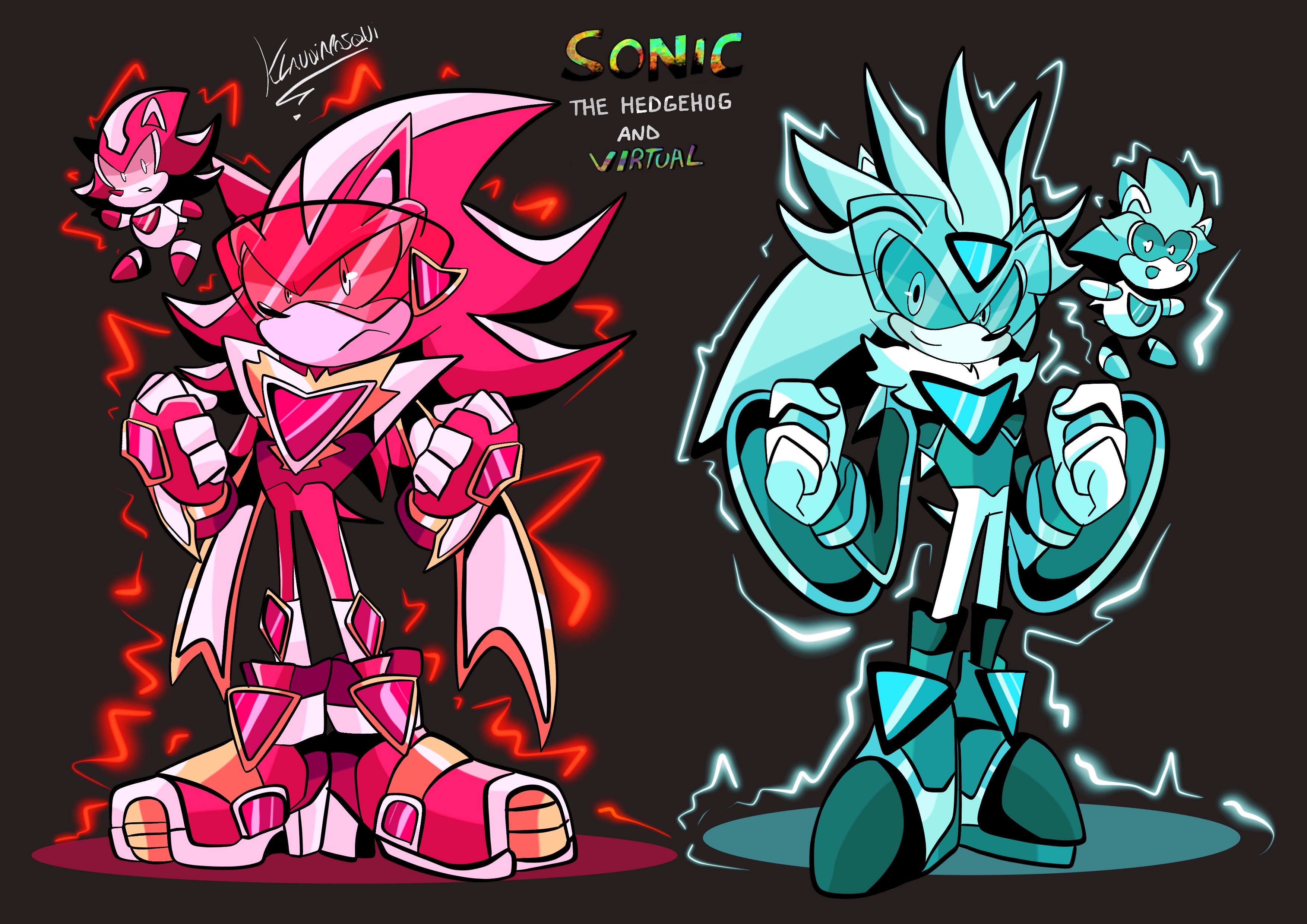 Sonic Shadow Silver Simbolos by specta582 on DeviantArt