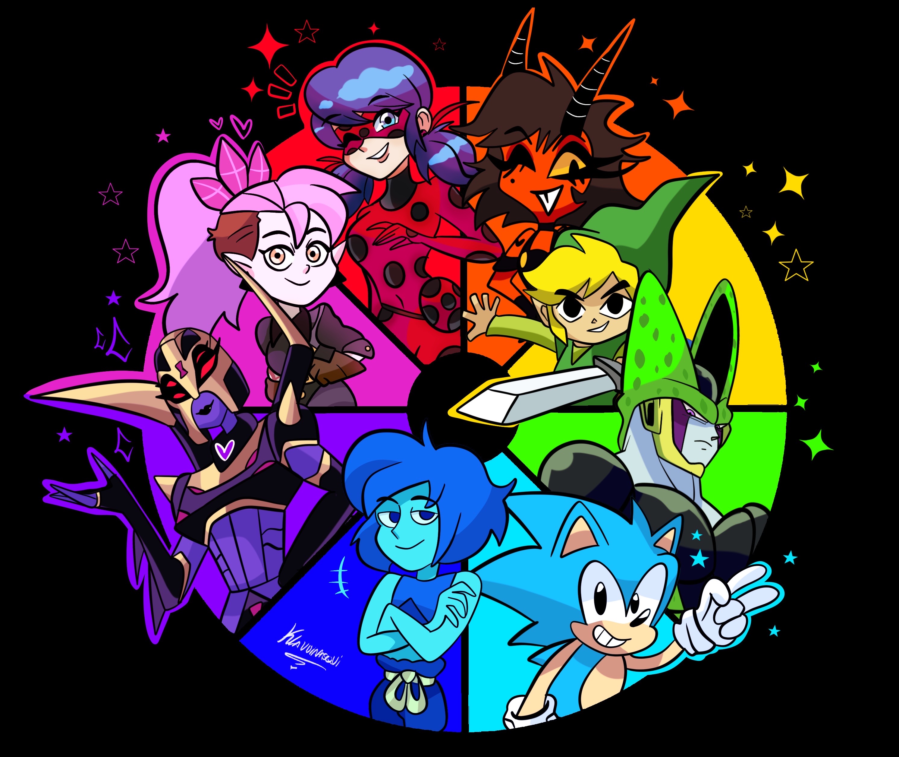 Color wheel my favorite by klaudiapasqui on DeviantArt