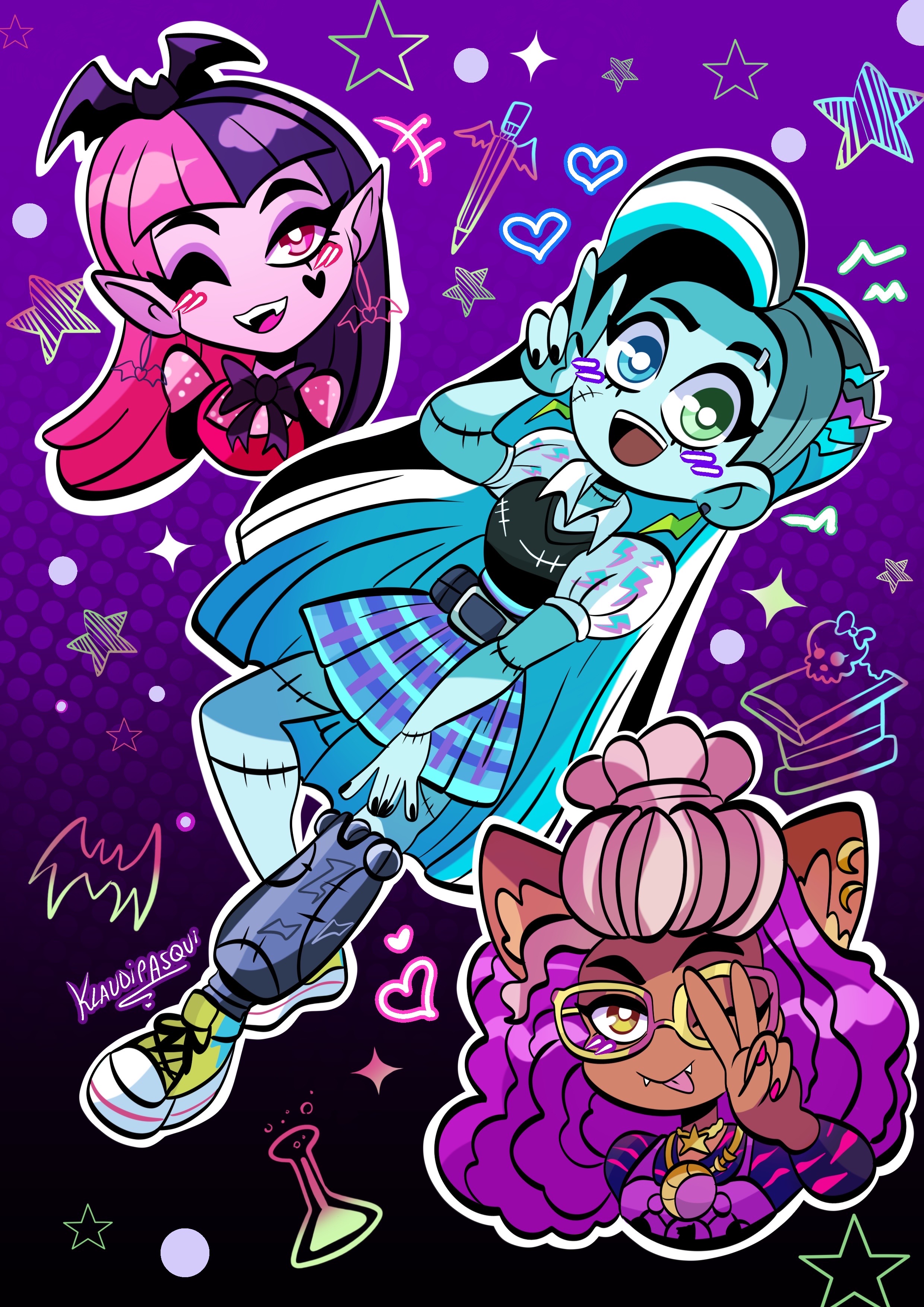 Monster high by klaudiapasqui on DeviantArt