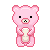 Pink Bear Case Pixel