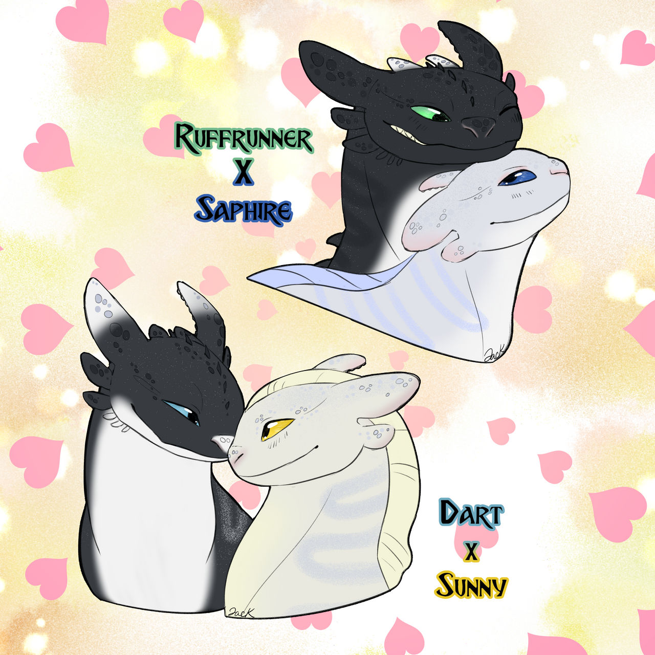 Ruffrunner And Dart With Their Mates by satme97 on DeviantArt