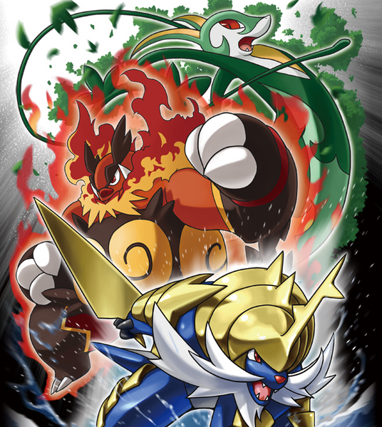 Unova Starter Styles by Tails19950 on DeviantArt