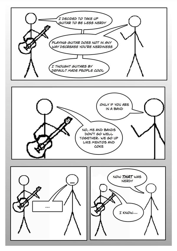 Sentenial Guitars are cool nerds aren't by Sentenial on DeviantArt