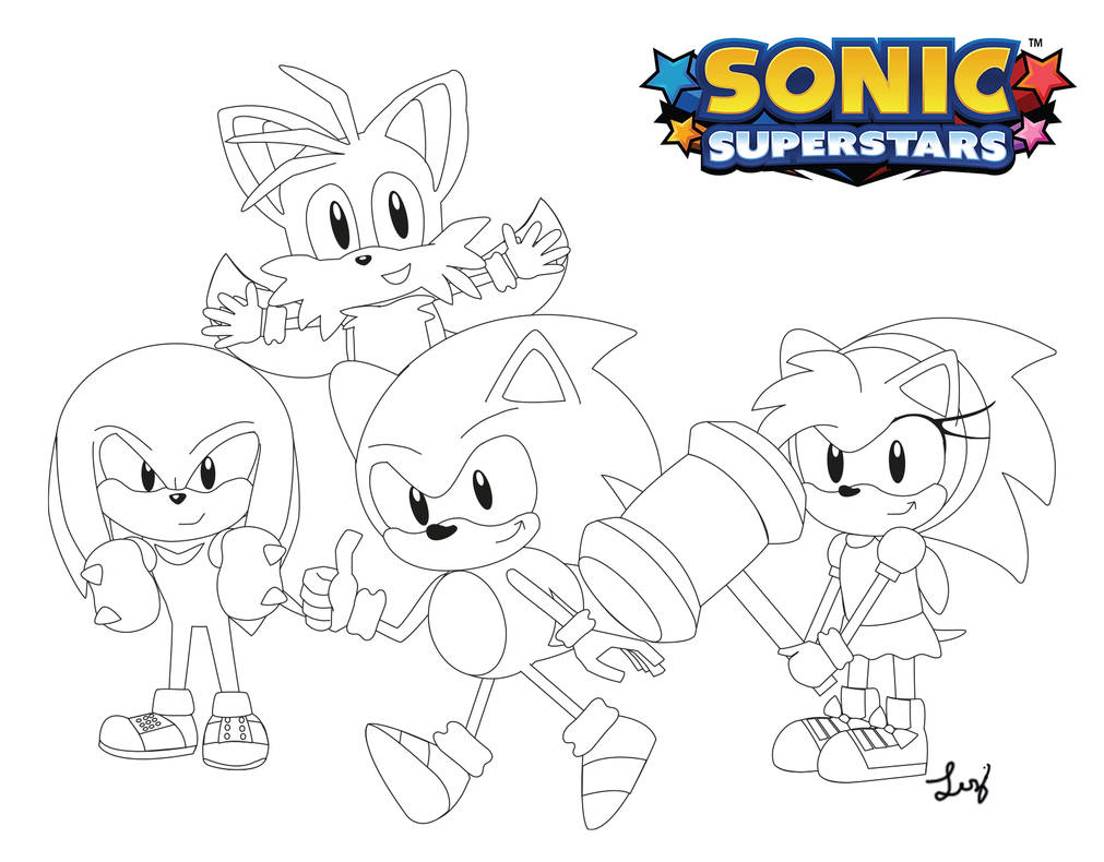 Lumegram | 20+ Excellent Sonic Superstars Coloring Pages Free Download