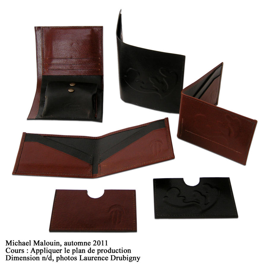 Leather wallet and accessory