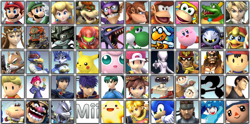 SSB4 Roster Version 2.0 by Jasobeam on DeviantArt