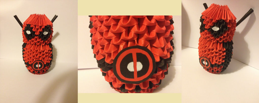 3D Origami Deadpool! by Petit-Chamallow on DeviantArt