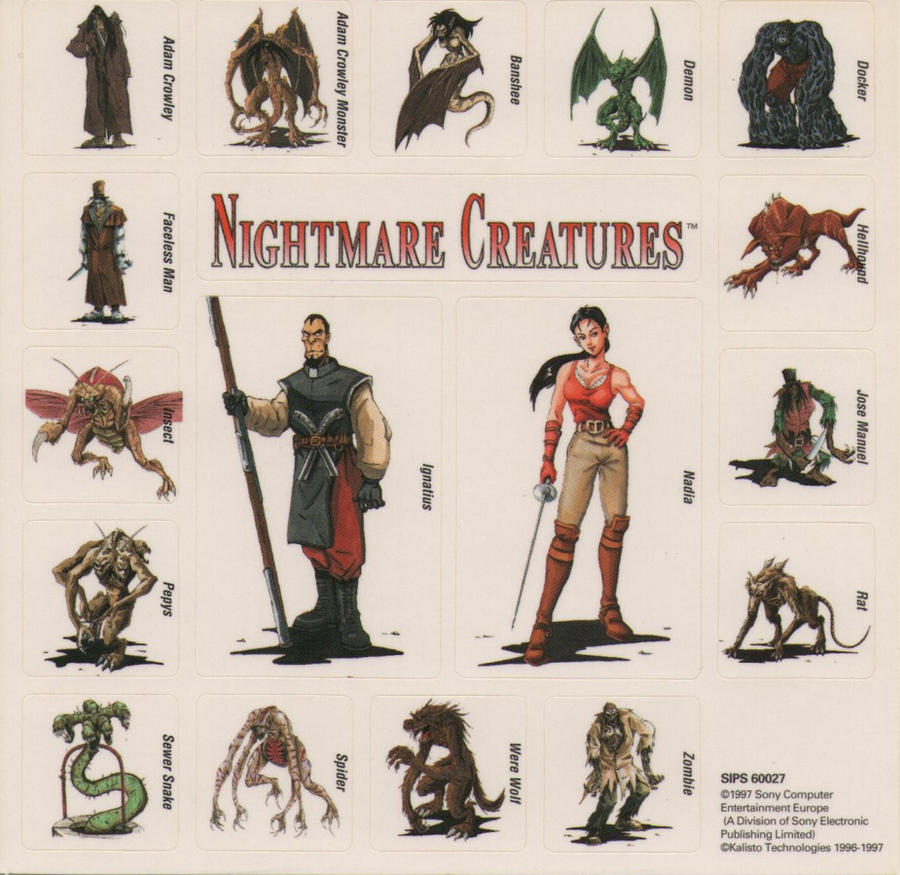Nightmare Creatures Stickers By Kujiforo On DeviantArt nightmare-creatures-stickers-by-kujiforo-on-deviantart