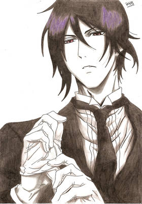 my drawing sebastian michaelis