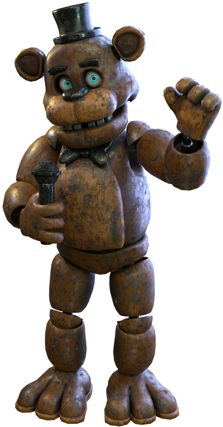 Recreation of Freddy in the first FNAF AR Promo Image [BLENDER