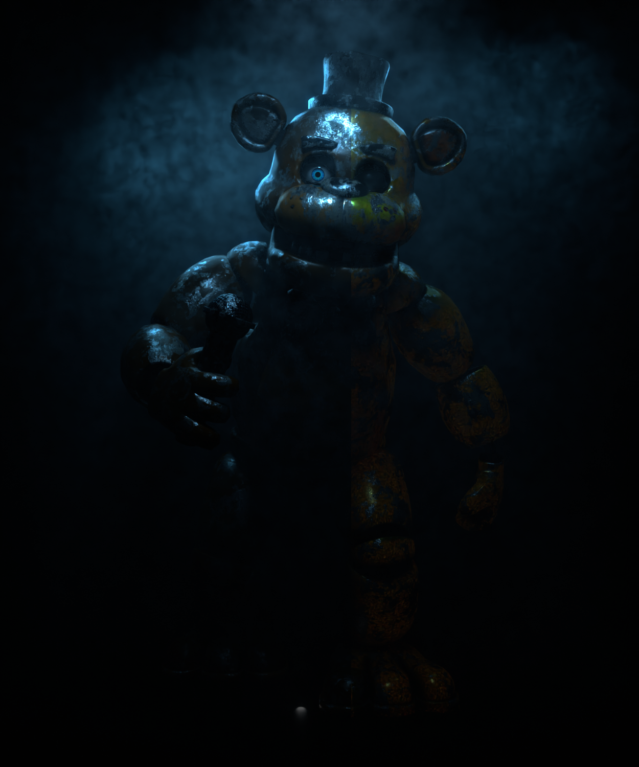 Blender/FNAF] FNAF 1 Freddy Teaser Extended by RazvanAndrei123 on DeviantArt