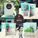 2012 Pop-up Calendar by dolosan