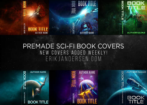 Premade Sci-fi Covers Now on Sale!