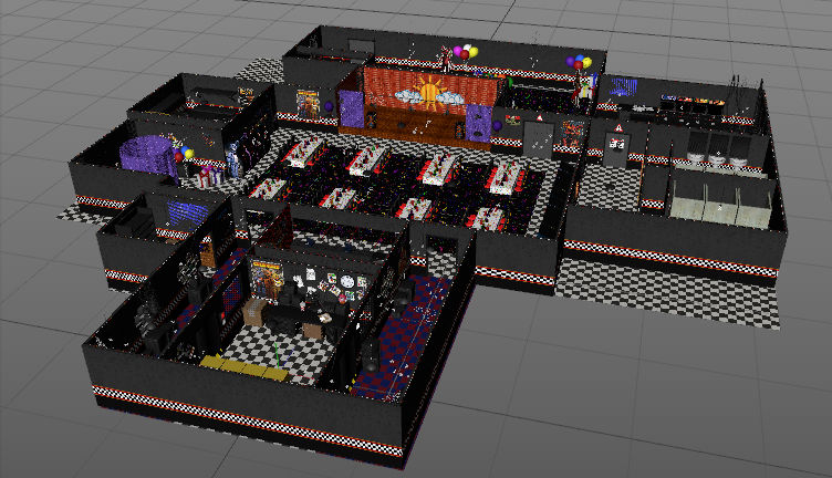 Fnaf 1 Map Release by DreadFanatic918 on DeviantArt