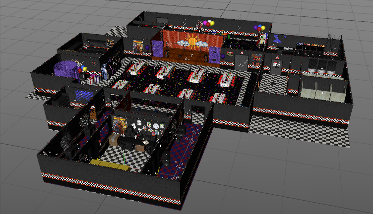 New FNaF 1 map by FreddyAnimator64 on DeviantArt