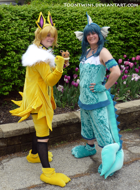 I choose you, Jolteon and Vaporeon!