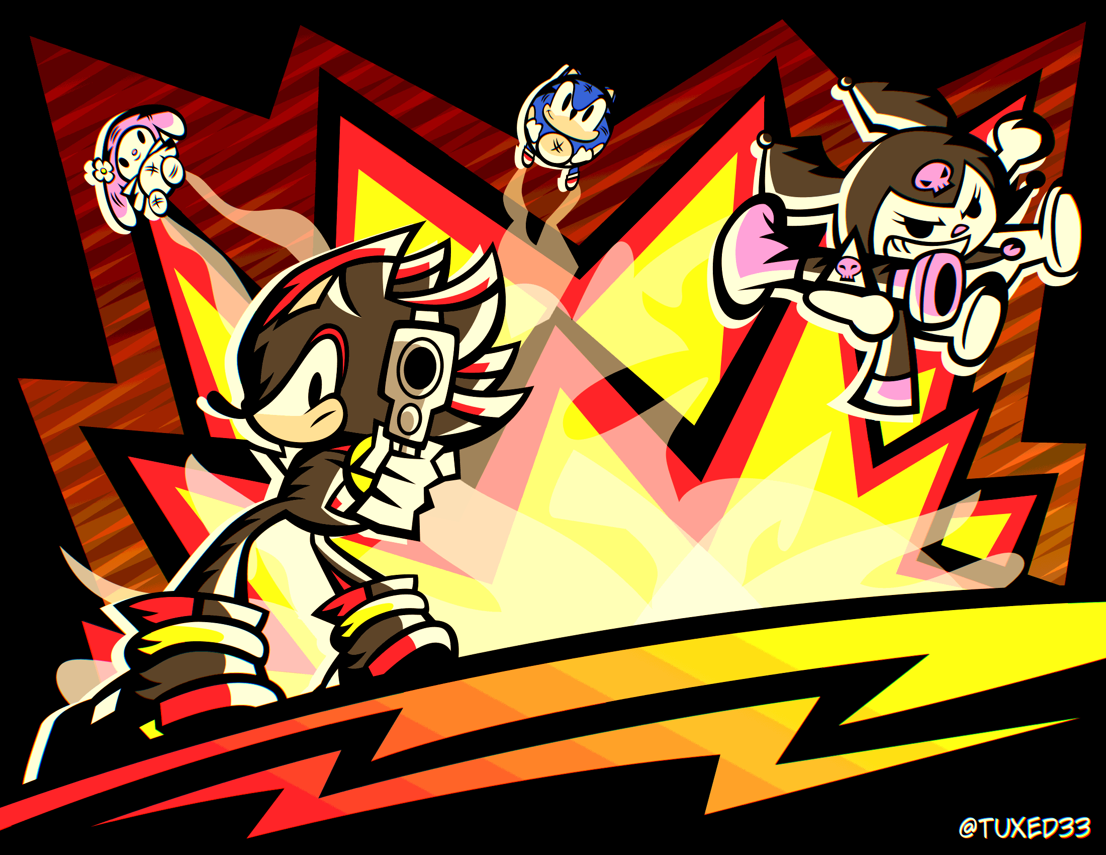 Friendly rivals by Tuxed3 on DeviantArt