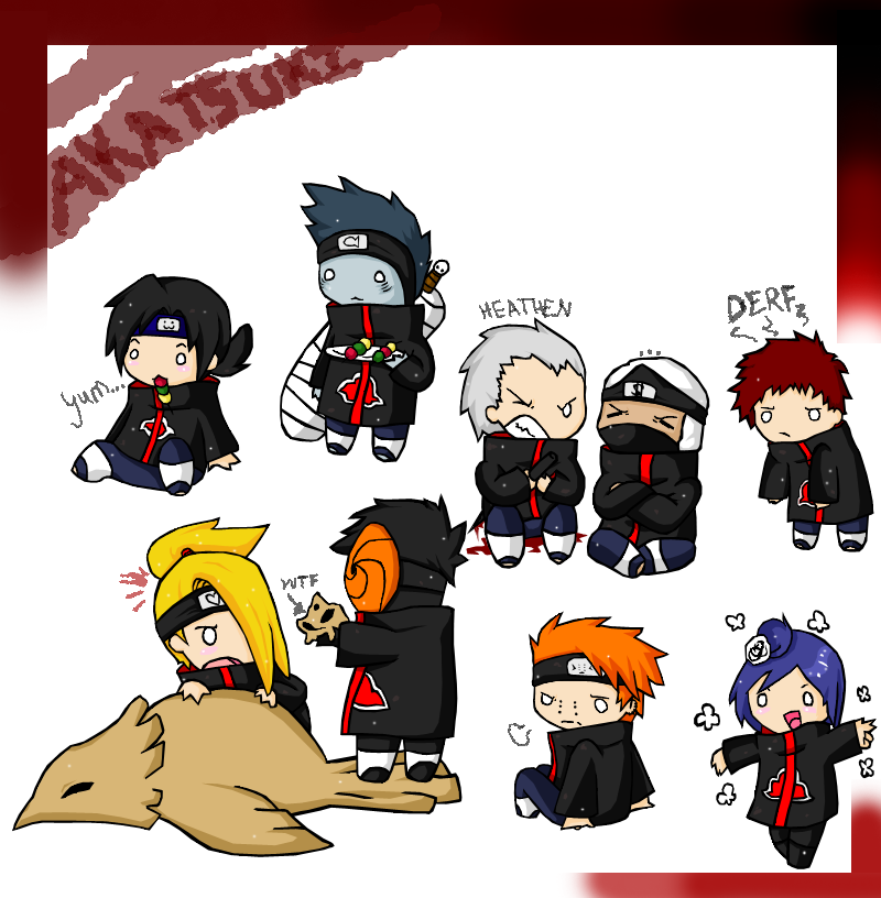 Akatsuki chibis! 