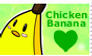 Chicken Banana Stamp