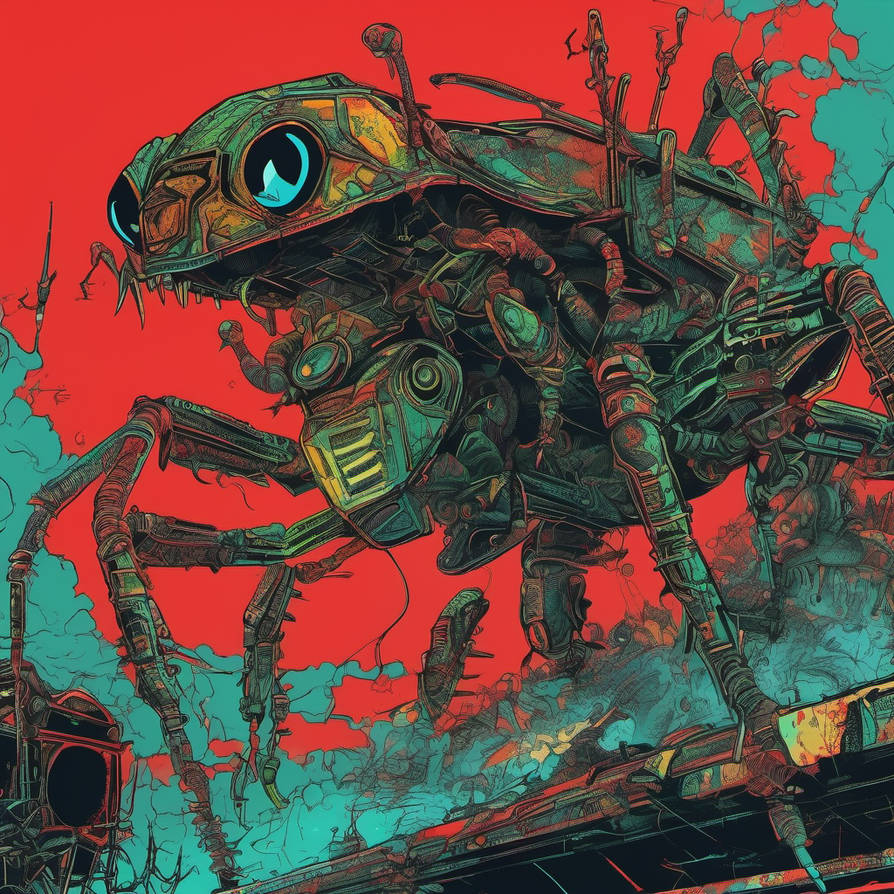 Deviantart Robot Insect robots by seinsxtrem on DeviantArt