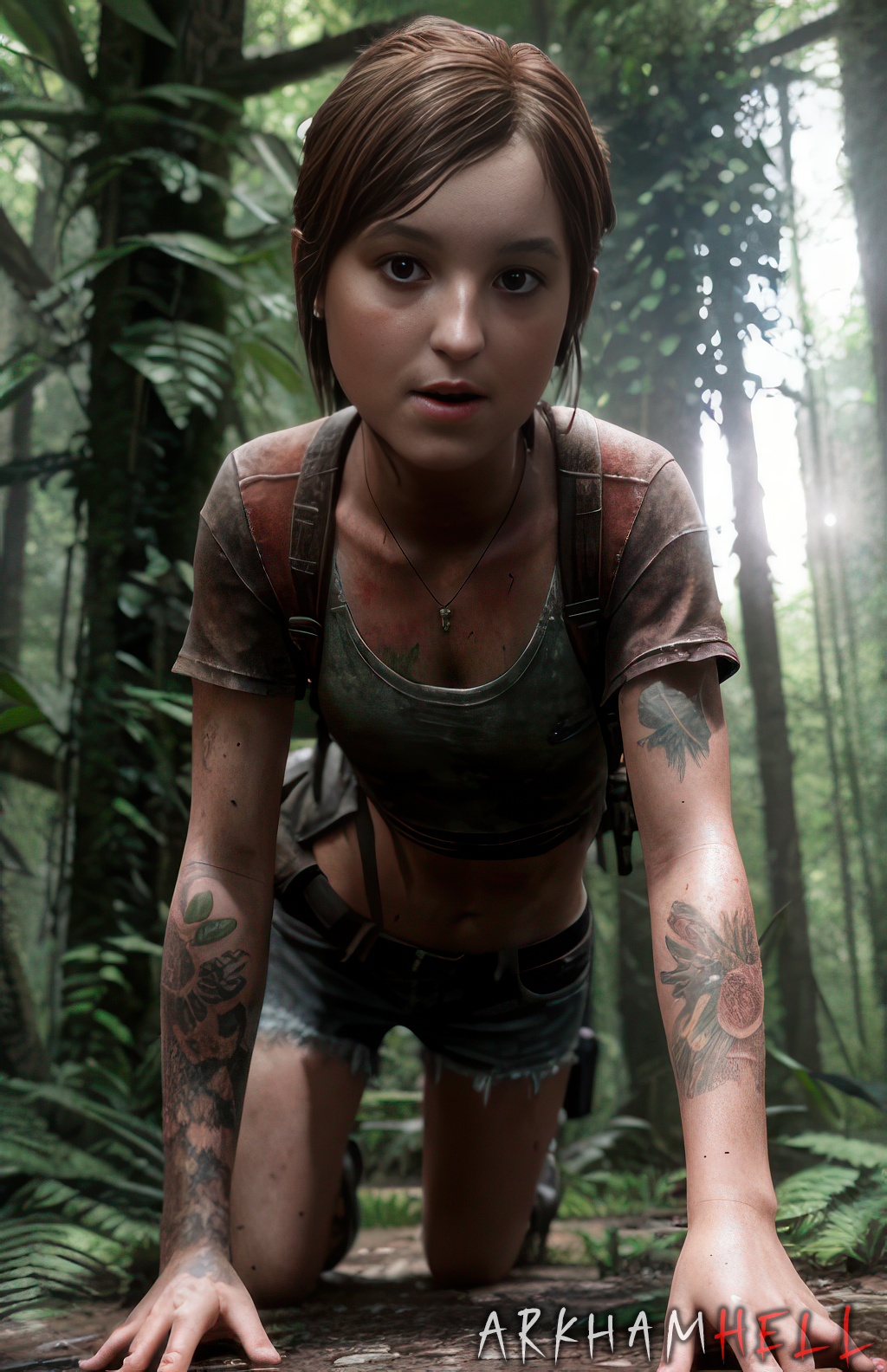 Bella Ramsey - Ellie by ArkhamHeII on DeviantArt